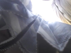 Skilled voyeur takes clear shots of this young cutie's sexy