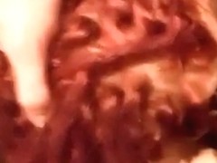 Amazing amateur clip with redhead, blowjob, pov, swallow, couple scenes
