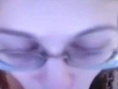 My angel showing her deepthroat orall-service skills