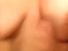 I shoot out my load on her marangos and this babe locks it off!