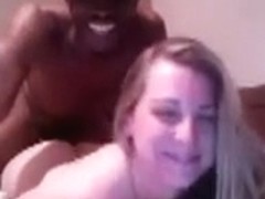 Horny Interracial Couple Fucking