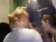 two avid coed hotties suck my bulky schlong and get fucked on webcam