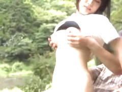 Incredible Japanese slut in Crazy Outdoor JAV scene