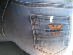 Large booty milf in trousers