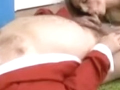 Lola gets her young ass fucked hard by naughty old Santa