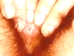 Hairy Pussy Rubbing Close Up