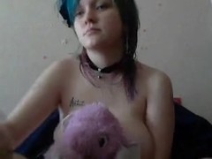 Masturbates to agonorgasmos on livecam