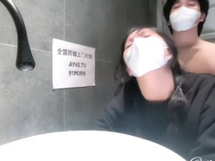 Cheating With My Husbands Friend In Toilet.... He Came On My Hair - Miuzxc / Sex Viet P2