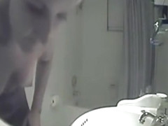 Changing in Bathroom