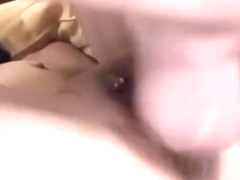 Teen Japanese babe getting her pussy stretched by older guys cock