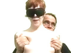 Cute redhead bitch Madi gets bound