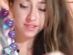 Sweet babe Natrina on the floor