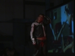 skinny babes dildo show on stage