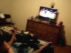 Real Non-Professional Wife with Darksome Ally Engulfing his Dark Schlong