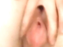 Huge Tits Chick Plays and Rubs Her Wet Cunt