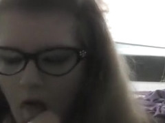 Amateur big assed teen booty slut finger and blowjob action