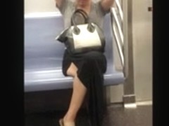 NYC subway voyeur asian