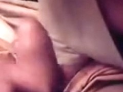 Girlfriend strokes and sucks her mans hard ding-dong.