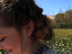 Stroke and suck is what she does