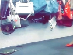 Sexy legs booty mature woman