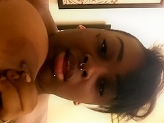 ebony exposed huge black tits