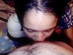 Mexican brunette great blowjob