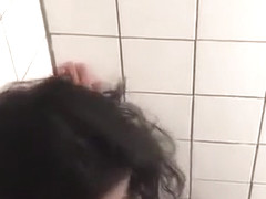 caught horny lesbians on the club toilet