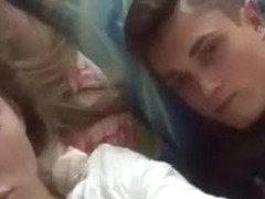 Young russian couple fucking on a live broadcast