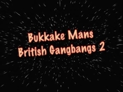 BUKKAKE MANS BRITISH GROUP SEX two Pt1
