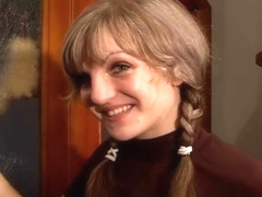 Beautiful Russian Brunette Gal Tesia Gets Wild Pussy Ri