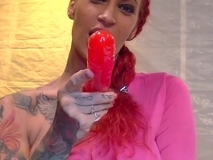 busty redhead milf gangbanged