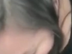 Thiccc brunette sucks me of nice