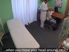 FakeHospital Blonde womans headache cured by cock