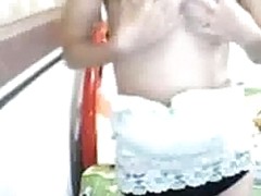 cute girl nude in front of web cam