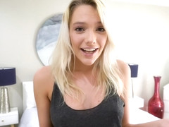 My Hot Stepsister Strips And Starts Sucking On My Big D