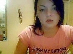 twenty one yo irish girl disrobe on livecam