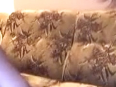 Horny blonde babe getting pussy fucked by black cock from behind