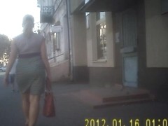 Mature big ass candid