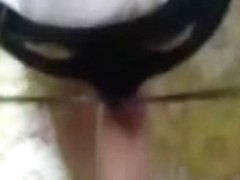 Horny Masked Cheating Wife riding cock and cum swallow