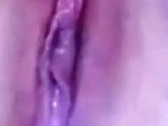 Part 1. Sunday morning cookie masturbing with toy and muff cum