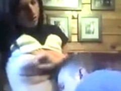 Horny girlfriend getting finger-banged