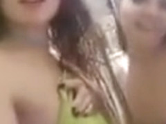 two hot teens horny getting naked on periscope