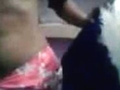 Stripping and teasing on a webcam