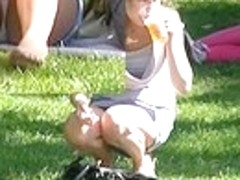 Panty up petticoat on a picnic