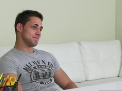 Real european casting sex with a petite agent