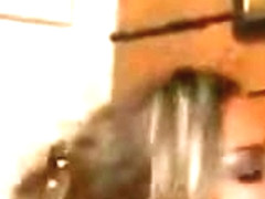 A college girl whore picked up on the street fucks two guys