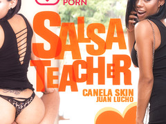 Canela Skin  Juan Lucho in Salsa teacher - VirtualRealPorn