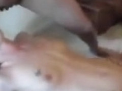 Stacy Takes Two Black Cocks