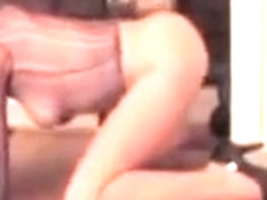 Babe fucks dildo