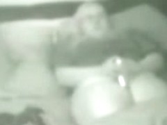 My fat mum masturbates on bed. True hidden cam